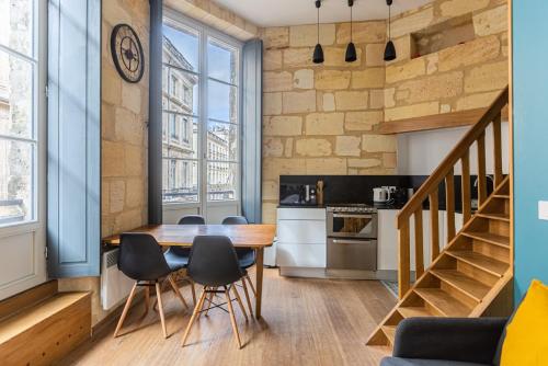 Kuchyň nebo kuchyňský kout v ubytování GuestReady - 4 guests apartment Grand Théâtre