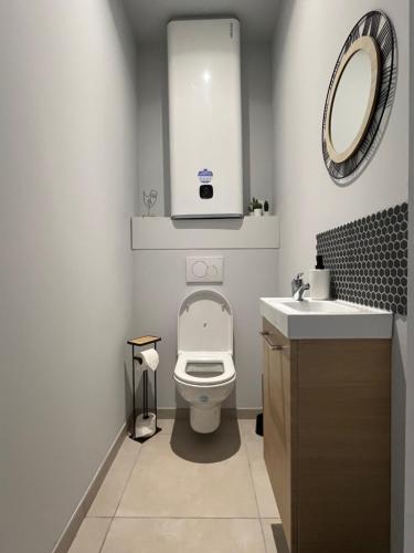 Koupelna v ubytování Appartements proche CHU