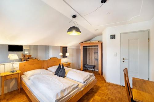 Cama o camas de una habitación en Residence Grünbacher