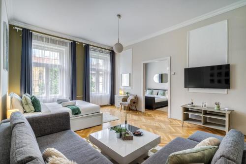 Posezení v ubytování Jókai Hideaway