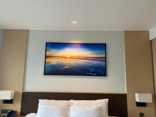 Katil atau katil-katil dalam bilik di The Arena Cam Ranh Resort - Seaview