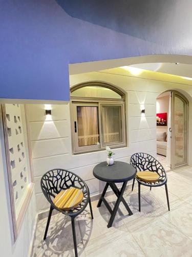 Χώρος καθιστικού στο Luxury Studio House suite 1200-2