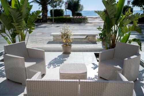 Χώρος καθιστικού στο Hotel Petite Fleur