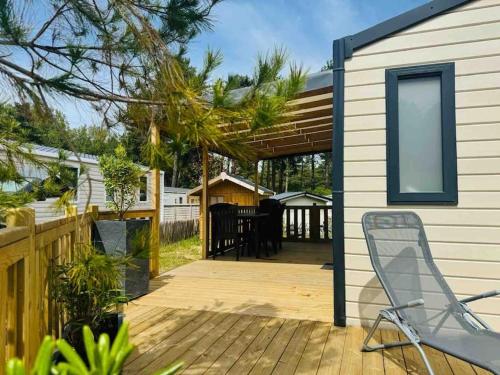 Mobilhome camping 4 étoiles proche plage