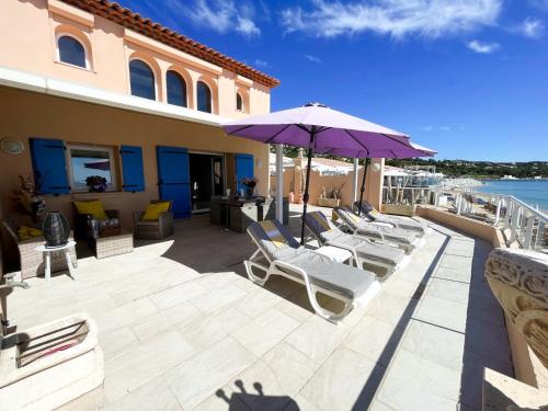 Villa sur la plage Sainte maxime