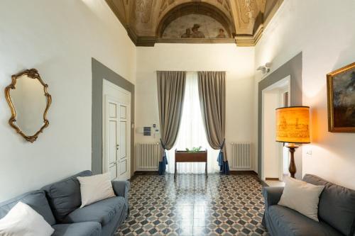 Posezení v ubytování Palazzo D'Ambra Residenza d'Epoca