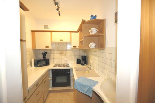 Kuchyň nebo kuchyňský kout v ubytování Ferienwohnung Sölkner