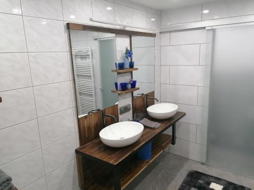 Koupelna v ubytování Haus Monika