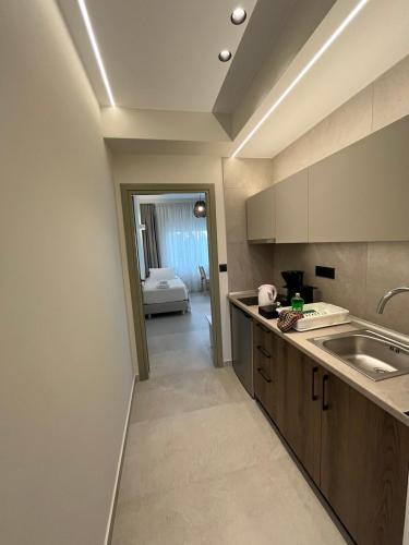 Dapur atau dapur kecil di Mediterranean Sea Top Floor