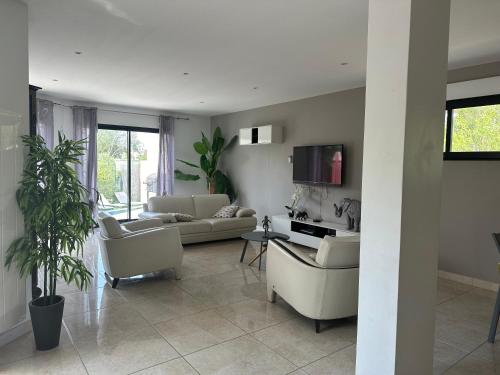 Villa en bord de plage