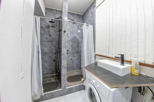 Koupelna v ubytování Armena Hostel