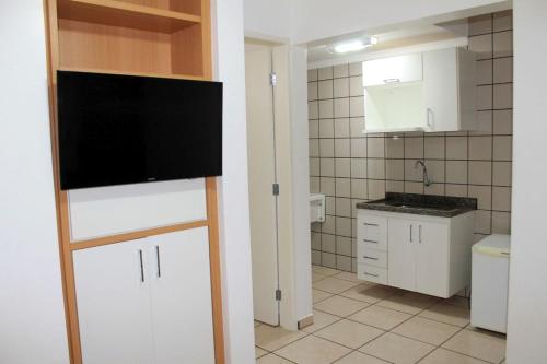 Kuchyň nebo kuchyňský kout v ubytování diRoma Fiori direto com o Grupo diRoma com acesso ao Acqua Park e Café da manhã