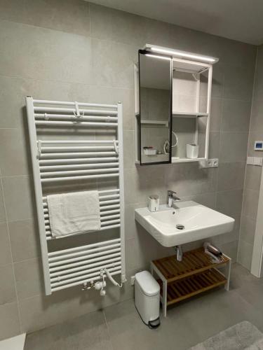 Koupelna v ubytování H52 Apartments