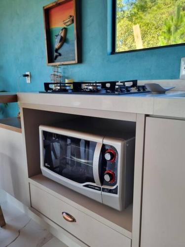 Dapur atau dapur kecil di Refúgio da Montanha