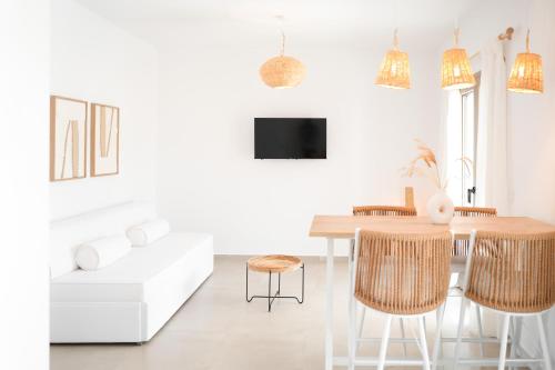 TV a/nebo společenská místnost v ubytování Calma Residences