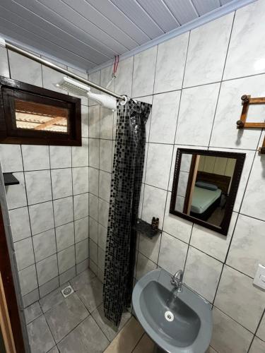 Koupelna v ubytování Pousada Marema Ilha