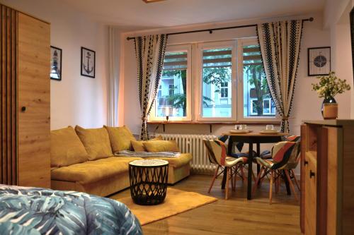 Posezení v ubytování Apartament AkselBlue