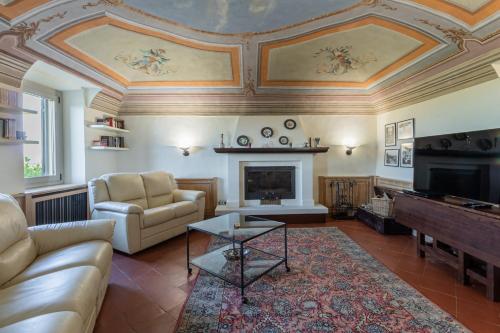 Χώρος καθιστικού στο Villa Ca' Vecchia
