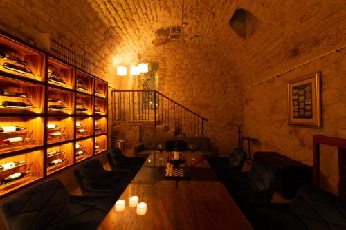 Χώρος καθιστικού στο Nueve 25 Hotel Boutique