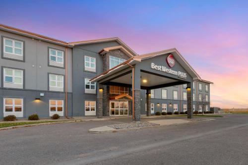 a rendering of a hotel with a building at Best Western Plus Brandon Inn in Brandon
