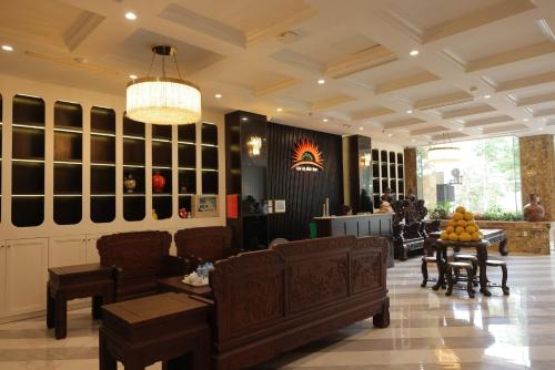 Гостиная зона в Khách sạn Solis Hotel