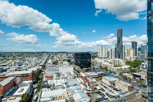 アパートホテルから撮影された、または一般的なブリスベンの景色