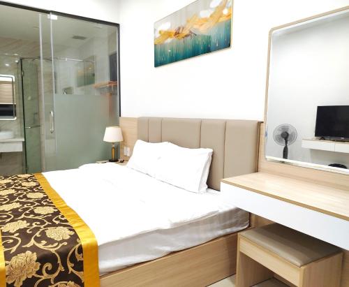 Katil atau katil-katil dalam bilik di D&H Hotel and Apartment