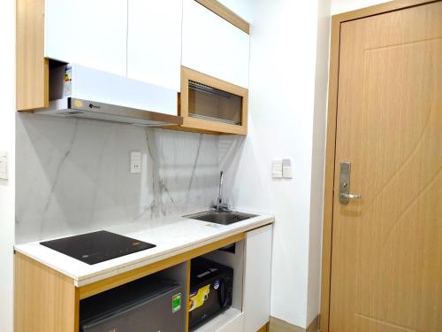 Dapur atau dapur kecil di D&H Hotel and Apartment