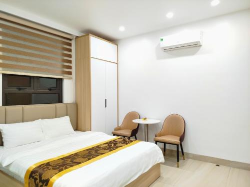 Katil atau katil-katil dalam bilik di D&H Hotel and Apartment