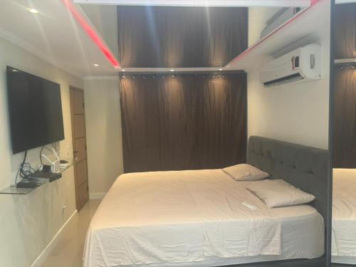 Postel nebo postele na pokoji v ubytování Suite 1 Residencial