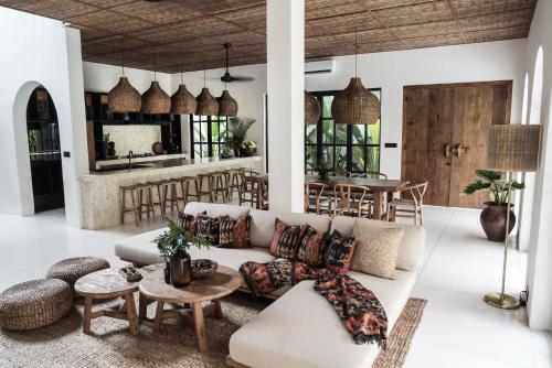 Un lugar para sentarse en Villa Almaz Seminyak