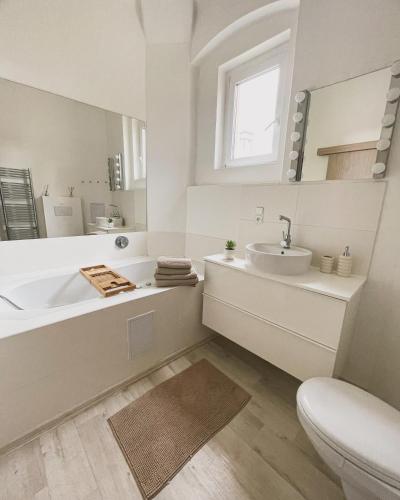 Koupelna v ubytování MEG Apartment