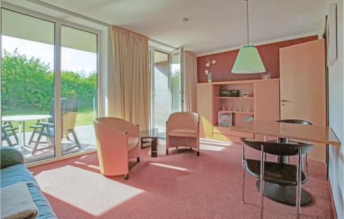 Posezení v ubytování Apt 1 Hohen Wieschendorf