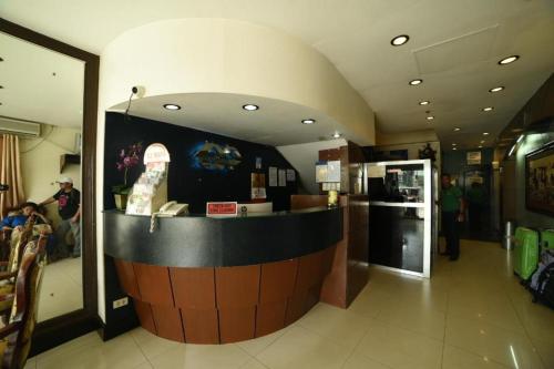 Kuchyň nebo kuchyňský kout v ubytování Marcian Business Hotel
