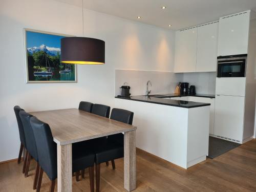 Kuchyň nebo kuchyňský kout v ubytování Bellevue Residences - Luxurious Lakeside Apartments