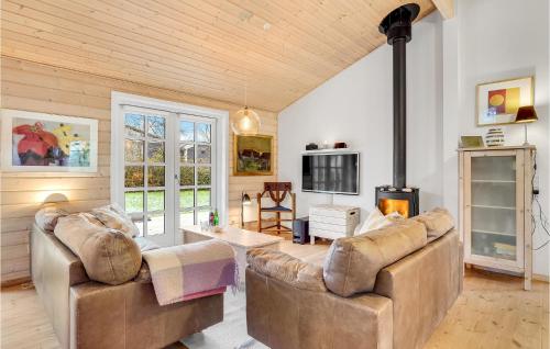 Χώρος καθιστικού στο 3 Bedroom Gorgeous Home In Slagelse