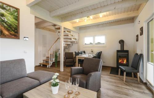 Posezení v ubytování Ferienhausdorf Thale