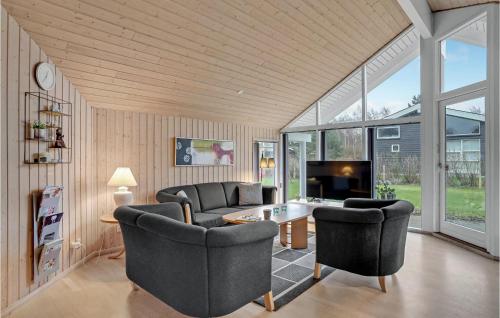 O zonă de relaxare la Holiday Home Kaninstien Væggerløse V Denmark