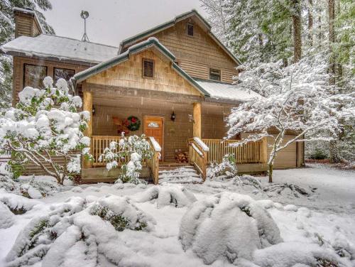 Το Rapid River Retreat - Meredith Lodging τον χειμώνα