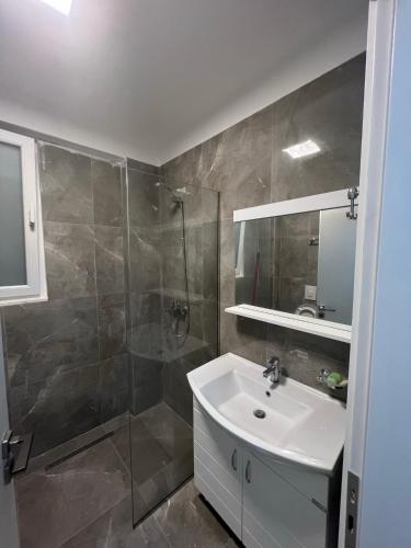 Koupelna v ubytování Aparthotel Rana Hedhun
