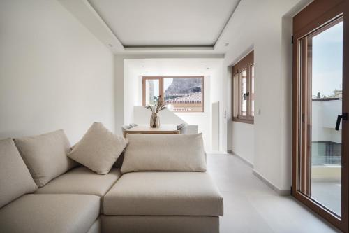 Χώρος καθιστικού στο Plaka House - Boutique Apartments