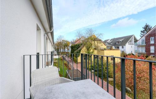 a view from the balcony of a house at Baltischer Hof Apartment 27 in Boltenhagen