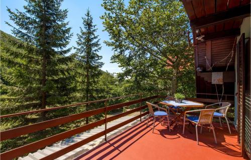 Balkón alebo terasa v ubytovaní 2 Bedroom Beautiful Home In Cavle