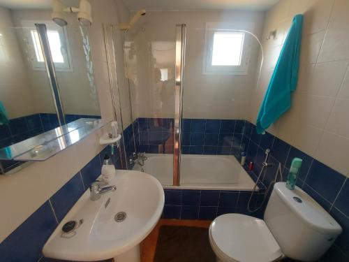 Et badeværelse på Casa Marilú