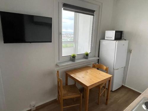 Kuchyň nebo kuchyňský kout v ubytování Max Appartements