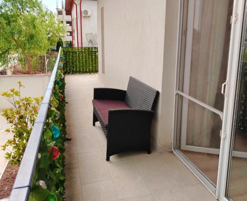 Balkón nebo terasa v ubytování Amira Apartament