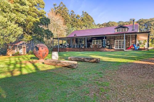 Κήπος έξω από το Heathlands-Toolangi-Yarra Valley