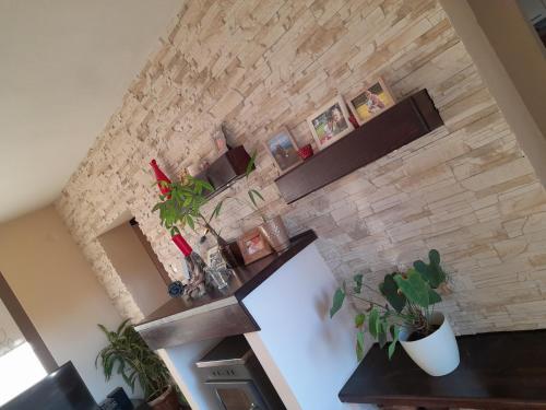 Kuchyň nebo kuchyňský kout v ubytování Happy Home