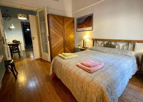 Una cama o camas en una habitación de Casa Moreno