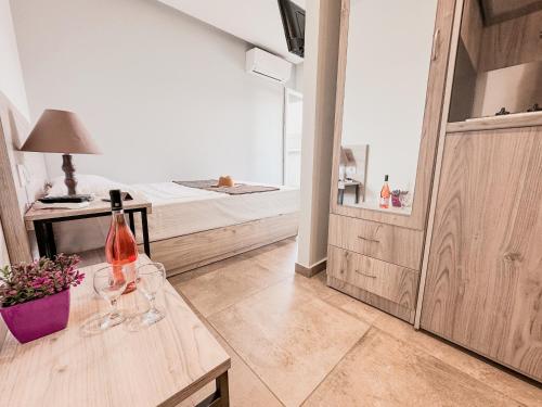 Letto o letti in una camera di Haus Petris